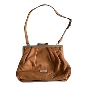 Light Camel Colored Kate Spade Purse w/ Bow